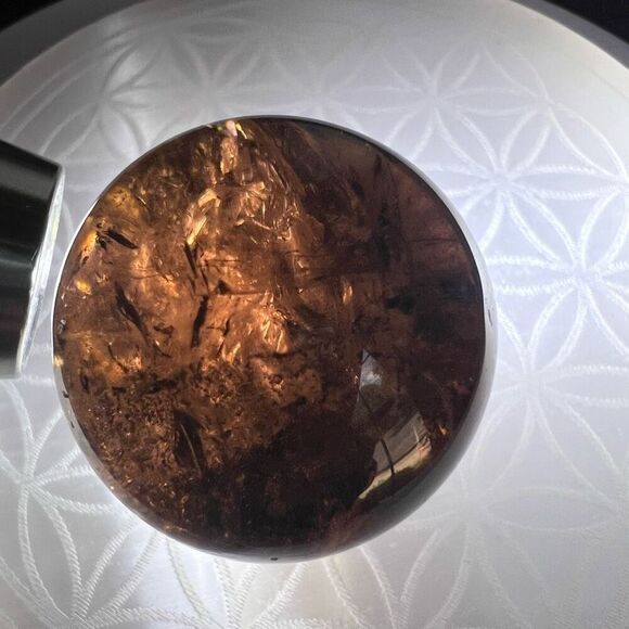 Smoky Quartz Crystal‎ Sphere Marble(#1) - Picture 8 of 13